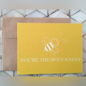 Set of 10 notecards and envelopes. You’re the Bees Knees. Friendship cards